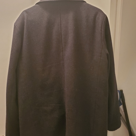Kenneth Cole reaction peacoat with zipper size large - Picture 2 of 3